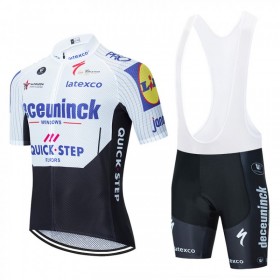 Completo Maglia + Pantaloncino con bretelle 2020 Deceuninck-Quick-Step N004